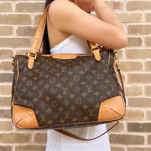 Louis Vuitton Estrela MM Tote Crossbody Handbag Monogram Brown Canvas - Picture 2 of 15